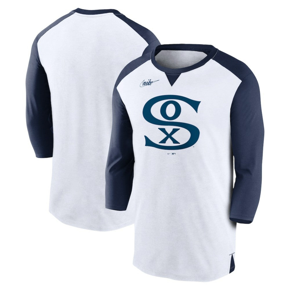 Chicago White Sox Nike Rewind 3/4-Sleeve T-Shirt - MLB T-shirts