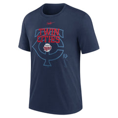 Minnesota Twins Nike Rewind Retro Tri-Blend T-Shirt - MLB T-shirts