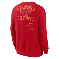 Atlanta Braves Nike Statement Ball Game Fleece Pullover Sweatshirt - MLB Pullover