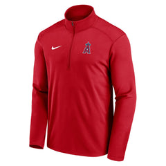 Los Angeles Angels Nike Agility Pacer Lightweight Performance Half-Zip Top - MLB Tops