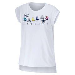 Dallas Cowboys WEAR by Erin Andrews Women's Greetings From Muscle T-Shirt | NFL Online