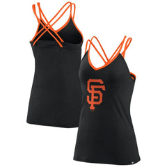 San Francisco Giants Fanatics Women's Barrel It Up Cross Back V-Neck Tank Top - MLB Tanks
