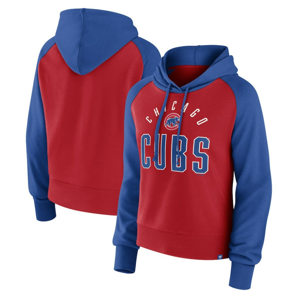 Chicago Cubs Fanatics Women's Pop Fly Pullover Hoodie - MLB Hoodies