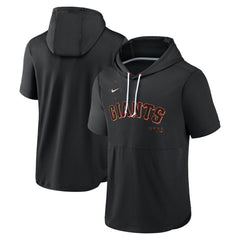 San Francisco Giants Nike Springer Short Sleeve Team Pullover Hoodie - MLB Hoodies