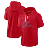 St. Louis Cardinals Nike Springer Short Sleeve Team Pullover Hoodie - MLB Hoodies