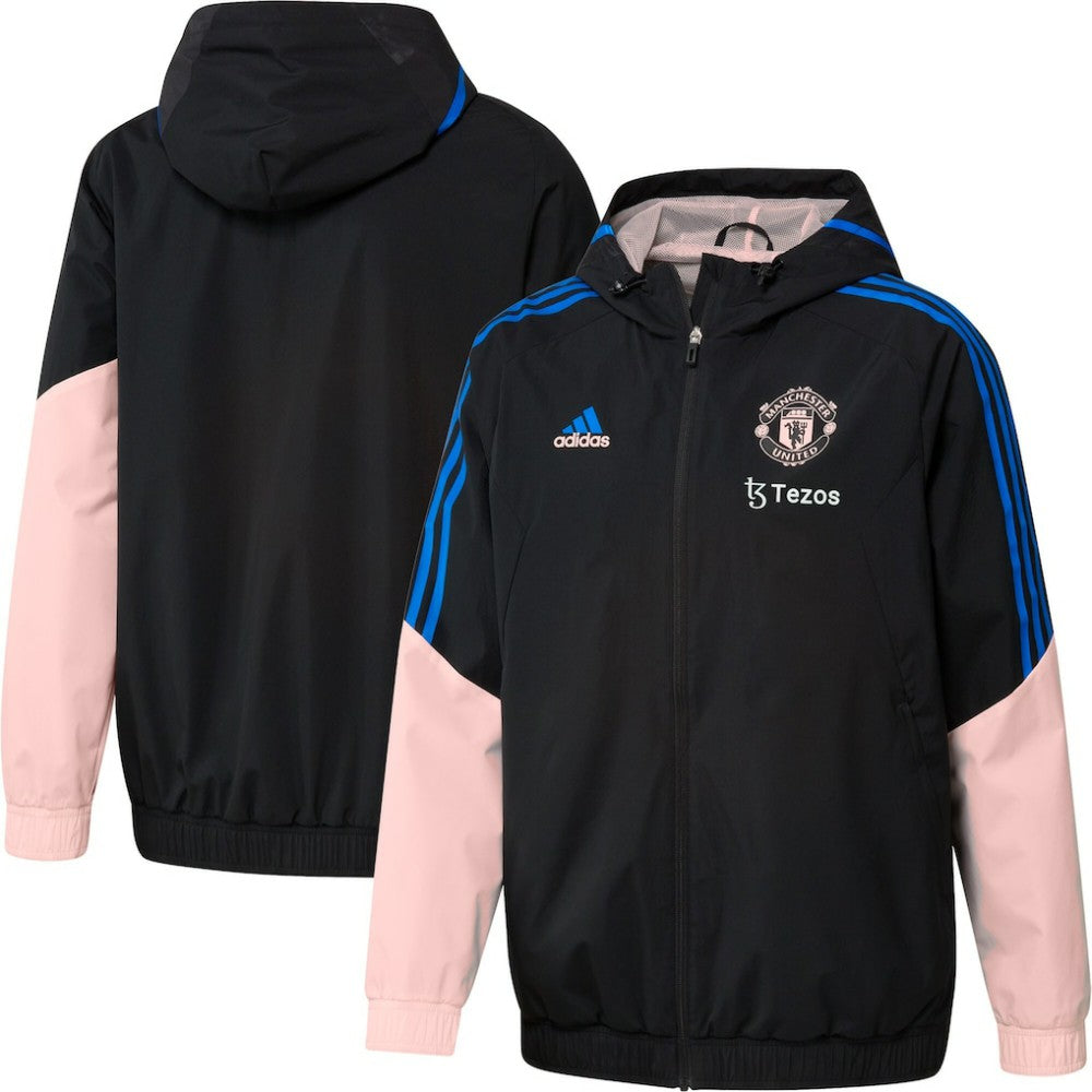 Manchester United Training All-Weather Raglan Full-Zip Hoodie Jacket