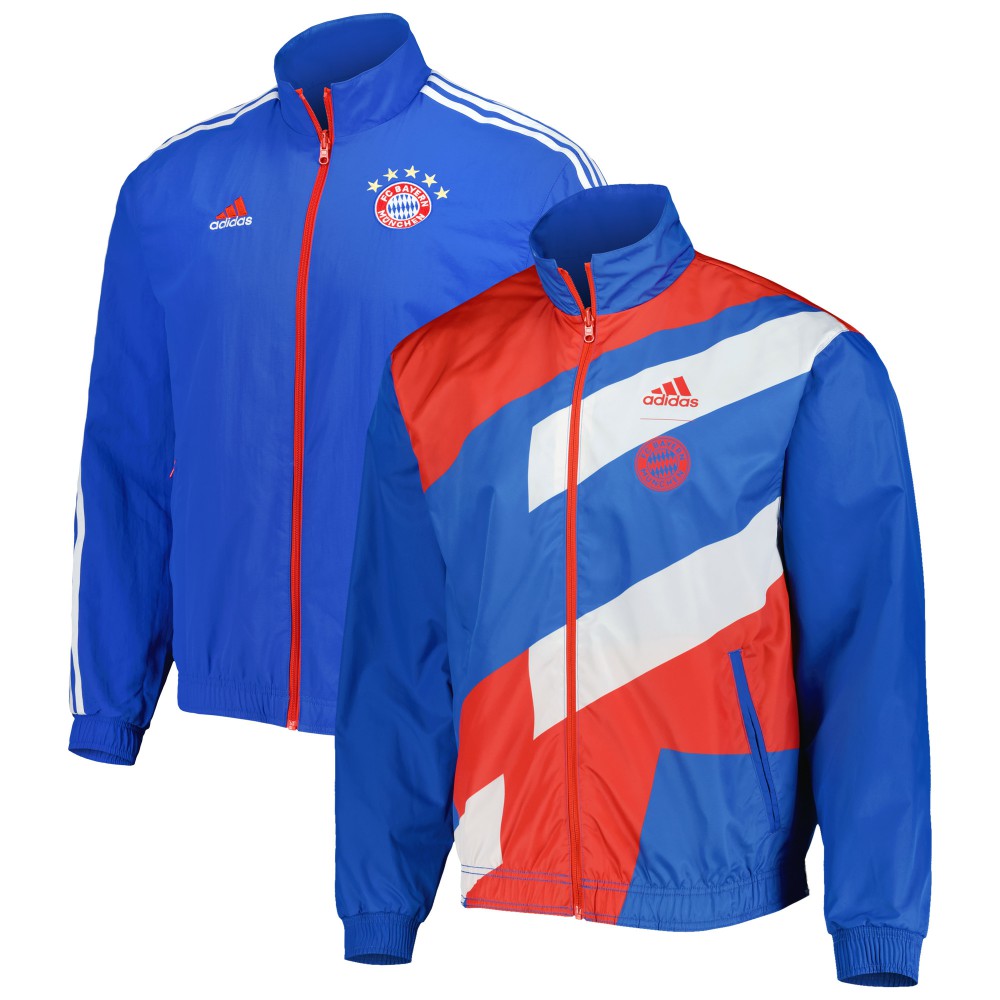 Bayern Munich 2022/23 On-Field Team Logo Anthem Reversible Full-Zip Jacket