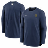 Milwaukee Brewers Nike Authentic Collection Logo Performance Long Sleeve T-Shirt - MLB T-shirts