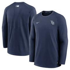 Tampa Bay Rays Nike Authentic Collection Logo Performance Long Sleeve T-Shirt - MLB T-shirts