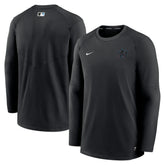 Miami Marlins Nike Authentic Collection Logo Performance Long Sleeve T-Shirt - MLB T-shirts