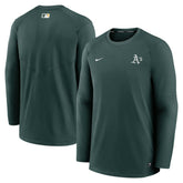Athletics Nike Authentic Collection Logo Performance Long Sleeve T-Shirt - MLB T-shirts