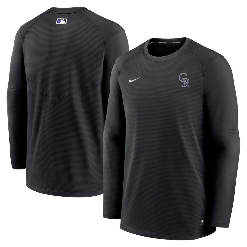Colorado Rockies Nike Authentic Collection Logo Performance Long Sleeve T-Shirt - MLB T-shirts