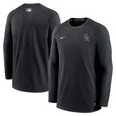 Colorado Rockies Nike Authentic Collection Logo Performance Long Sleeve T-Shirt - MLB T-shirts