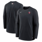 Minnesota Twins Nike Authentic Collection Logo Performance Long Sleeve T-Shirt - MLB T-shirts