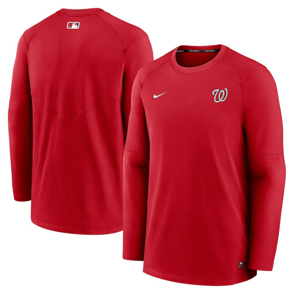 Washington Nationals Nike Authentic Collection Logo Performance Long Sleeve T-Shirt - MLB T-shirts
