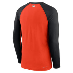 Baltimore Orioles Nike Authentic Collection Game Raglan Performance Long Sleeve T-Shirt - MLB T-shirts