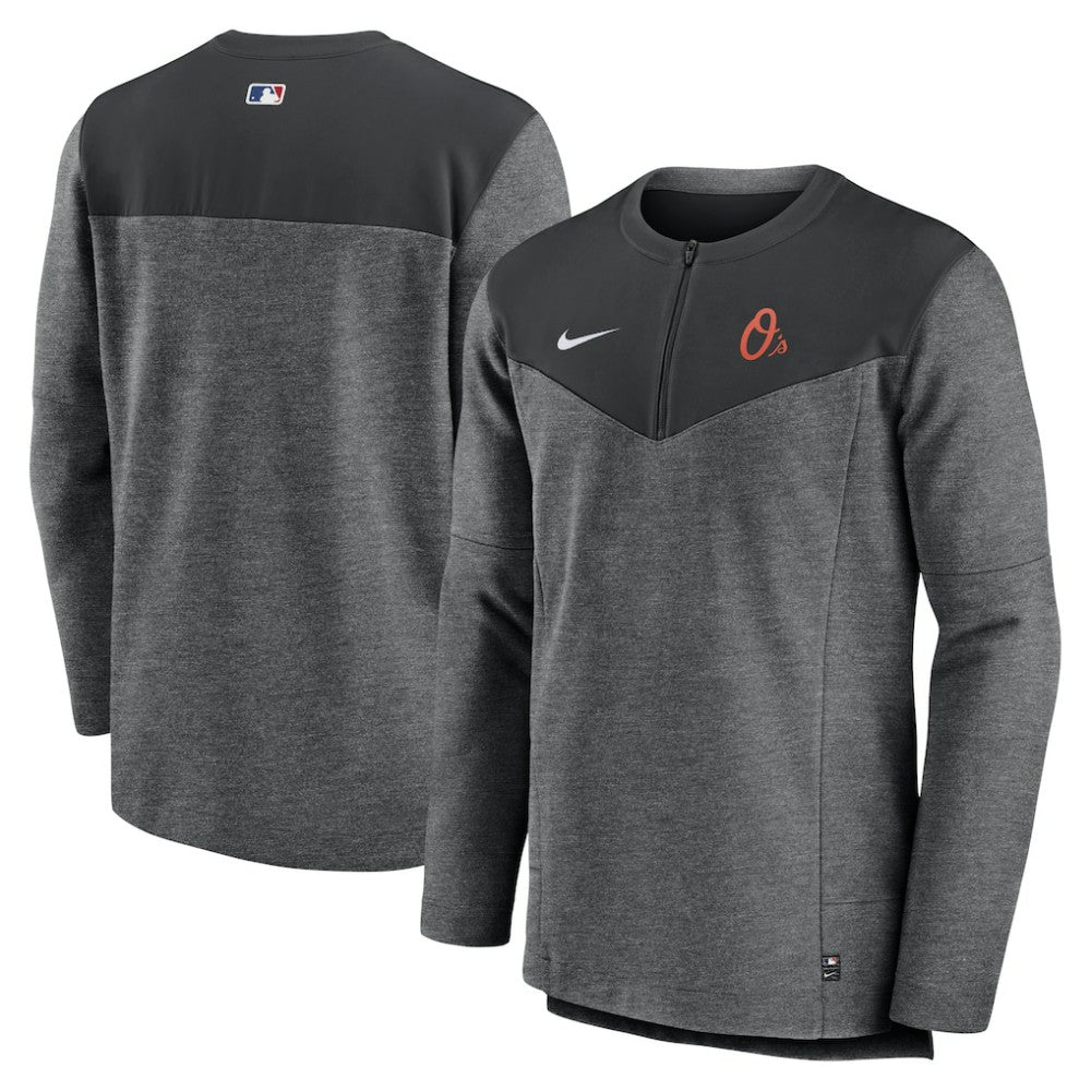 Baltimore Orioles Nike Authentic Collection Game Time Performance Half-Zip Top - MLB Tops