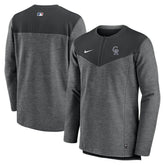 Colorado Rockies Nike Authentic Collection Game Time Performance Half-Zip Top - MLB Tops