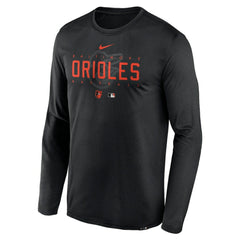 Baltimore Orioles Nike Authentic Collection Team Logo Legend Performance Long Sleeve T-Shirt - MLB T-shirts