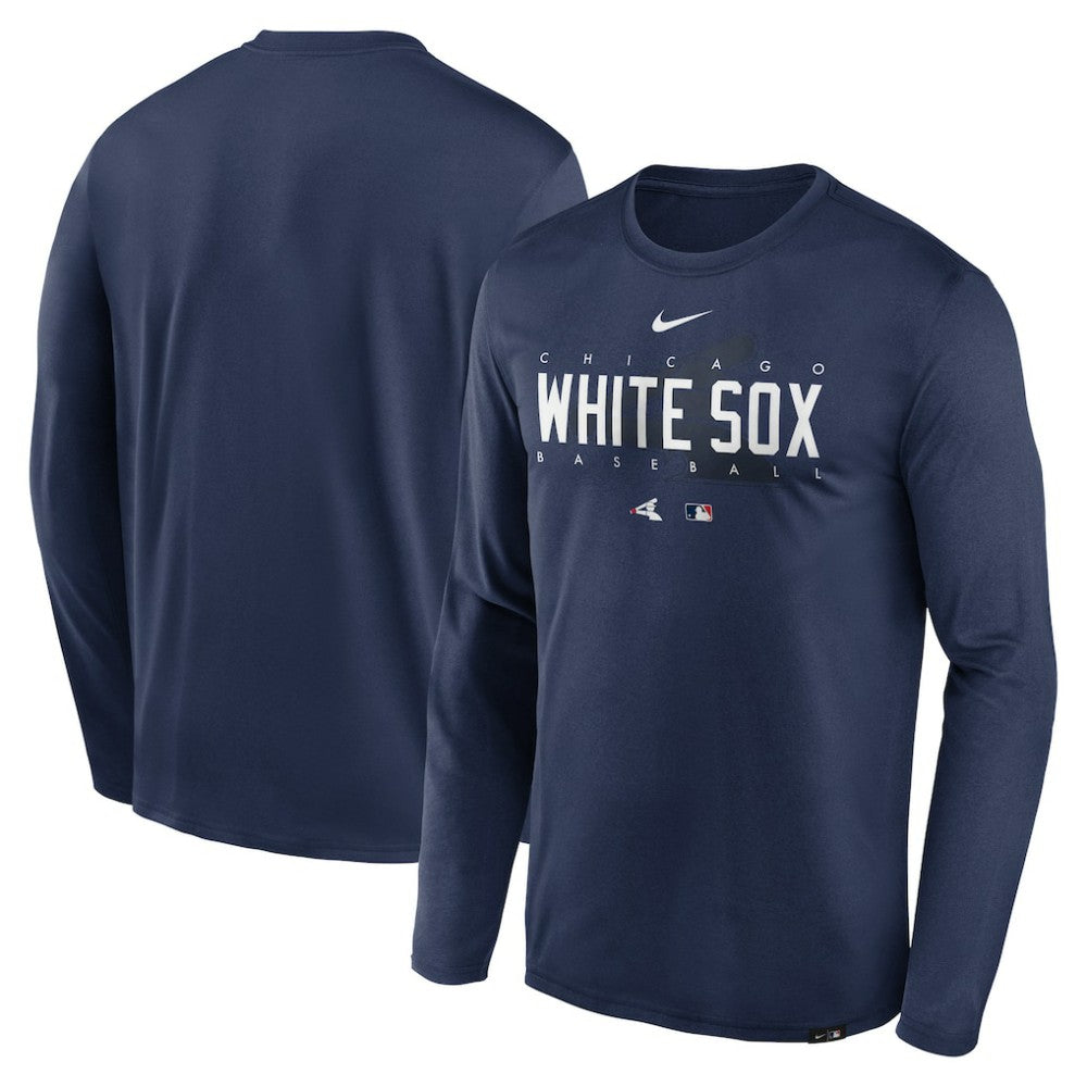 Chicago White Sox Nike Authentic Collection Team Logo Legend Performance Long Sleeve T-Shirt - MLB T-shirts