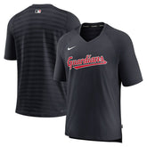 Cleveland Guardians Nike Authentic Collection Pregame Raglan Performance V-Neck T-Shirt - MLB T-shirts