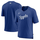 Kansas City Royals Nike Authentic Collection Pregame Raglan Performance V-Neck T-Shirt - MLB T-shirts