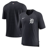 Detroit Tigers Nike Authentic Collection Pregame Raglan Performance V-Neck T-Shirt - MLB T-shirts
