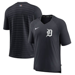 Detroit Tigers Nike Authentic Collection Pregame Raglan Performance V-Neck T-Shirt - MLB T-shirts