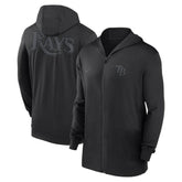 Tampa Bay Rays Nike Authentic Collection Travel Performance Lightweight Full-Zip Hoodie - MLB Hoodies