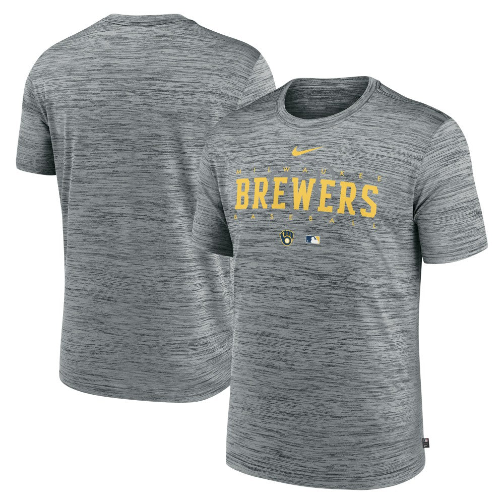 Milwaukee Brewers Nike Authentic Collection Velocity Performance Practice T-Shirt - MLB T-shirts