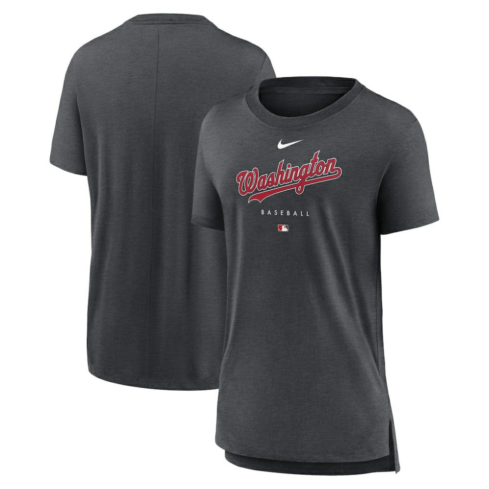Washington Nationals Nike Women's Authentic Collection Early Work Tri-Blend T-Shirt - MLB T-shirts