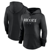 Colorado Rockies Nike Women's Authentic Collection Pregame Performance Pullover Hoodie - MLB Hoodies