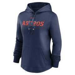 Houston Astros Nike Women's Authentic Collection Pregame Performance Pullover Hoodie - MLB Hoodies
