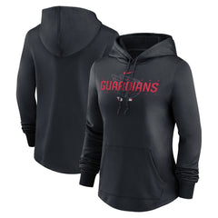 Cleveland Guardians Nike Women's Authentic Collection Pregame Performance Pullover Hoodie - MLB Hoodies