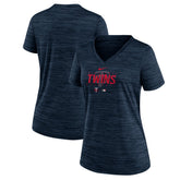 Minnesota Twins Nike Women's Authentic Collection Velocity Practice Performance V-Neck T-Shirt - MLB T-shirts