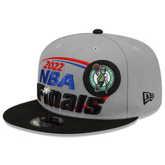Gray/Black Boston Celtics 2022 Eastern Conference Champions Locker Room 9FIFTY Snapback Adjustable Hat | NBA