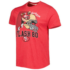 San Francisco 49ers Jerry Rice Homage Unisex Caricature Retired Player Tri-Blend T-Shirt | NFL US
