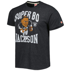 Las Vegas Raiders Bo Jackson Homage Unisex Unisex Caricature Retired Player Tri-Blend T-Shirt | NFL Online