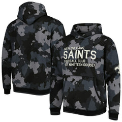 New Orleans Saints The Wild Collective Camo Pullover Hoodie | NFL On sale