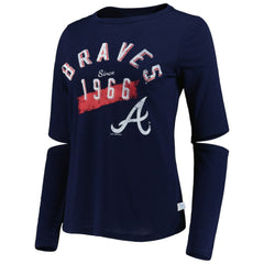 Atlanta Braves Touch Women's Formation Long Sleeve T-Shirt - MLB T-shirts