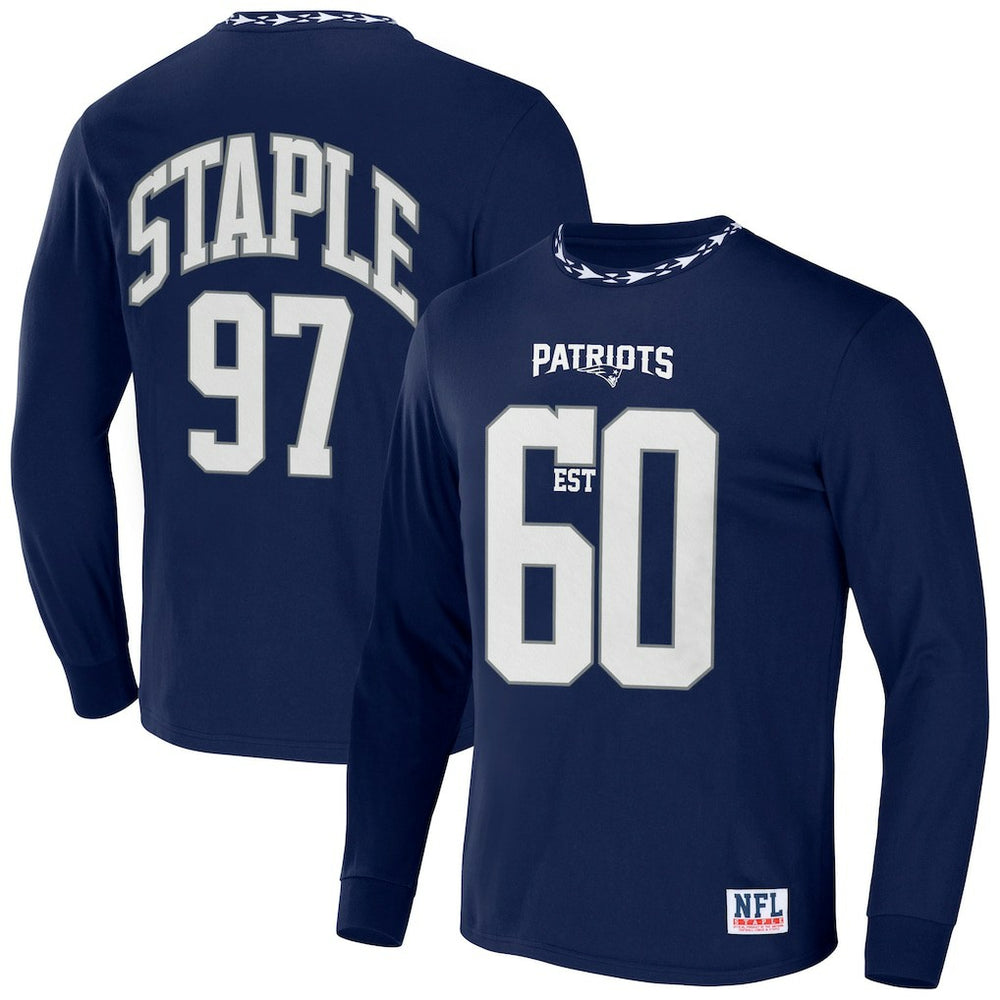 New England Patriots NFL x Staple Core Team Long Sleeve T-Shirt | NFL New