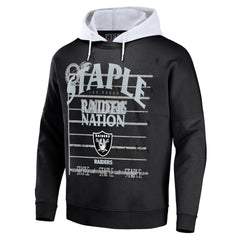 Las Vegas Raiders NFL x Staple Throwback Vintage Wash Pullover Hoodie | NFL Discount
