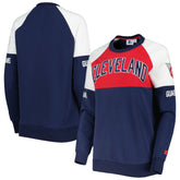 Cleveland Guardians Starter Women's Baseline Raglan Pullover Sweatshirt - MLB Pullover