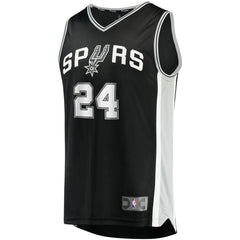 Black Devin Vassell San Antonio Spurs Fast Break Replica Jersey | NBA