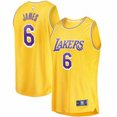 Gold LeBron James Los Angeles Lakers 2021/22 Fast Break Replica Jersey | NBA
