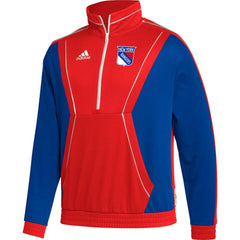 New York Rangers adidas Team Classics Half-Zip Jacket - NHL Jackets