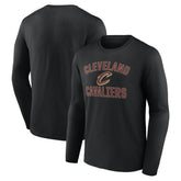 Black Cleveland Cavaliers Victory Arch Team Long Sleeve T-Shirt sale | NBA