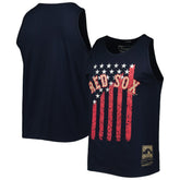 Boston Red Sox Mitchell & Ness Cooperstown Collection Stars and Stripes Tank Top - MLB Tanks