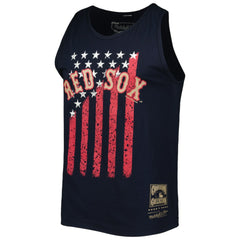Boston Red Sox Mitchell & Ness Cooperstown Collection Stars and Stripes Tank Top - MLB Tanks
