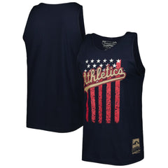 Athletics Mitchell & Ness Cooperstown Collection Stars and Stripes Tank Top - MLB Tanks